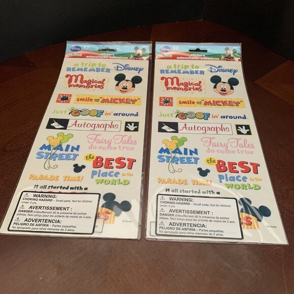 Disney Scrapbooking Bundle - Stickers, Album & “Where Dreams Come True” Kit - Picture 13 of 16